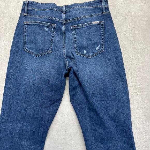 Joe's Jeans Women's 31 Niki Boyfriend Distressed Straight Leg‎ in Inglewood Wash - Picture 10 of 16